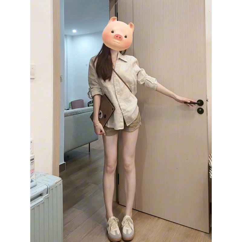 Korean Old Money Style Long Sleeve Shirt Design Blouse Commuter Top - Image 4